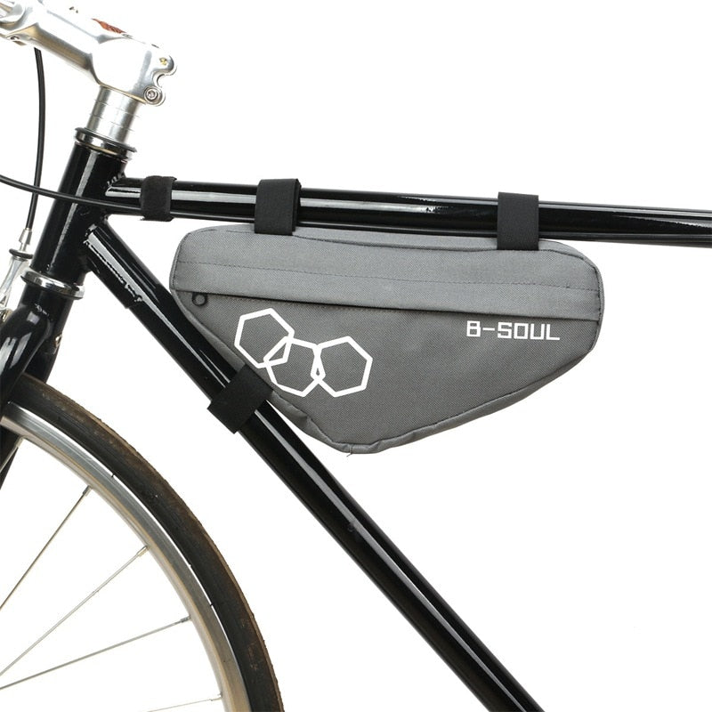 Triangle Bag fits on top tube, for all types of bikes, road, electric, MTB
