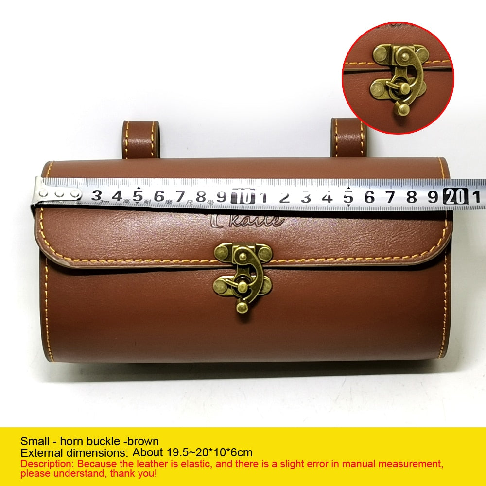 Retro Bicycle Bags PU Leather, huge selection for all types of bikes