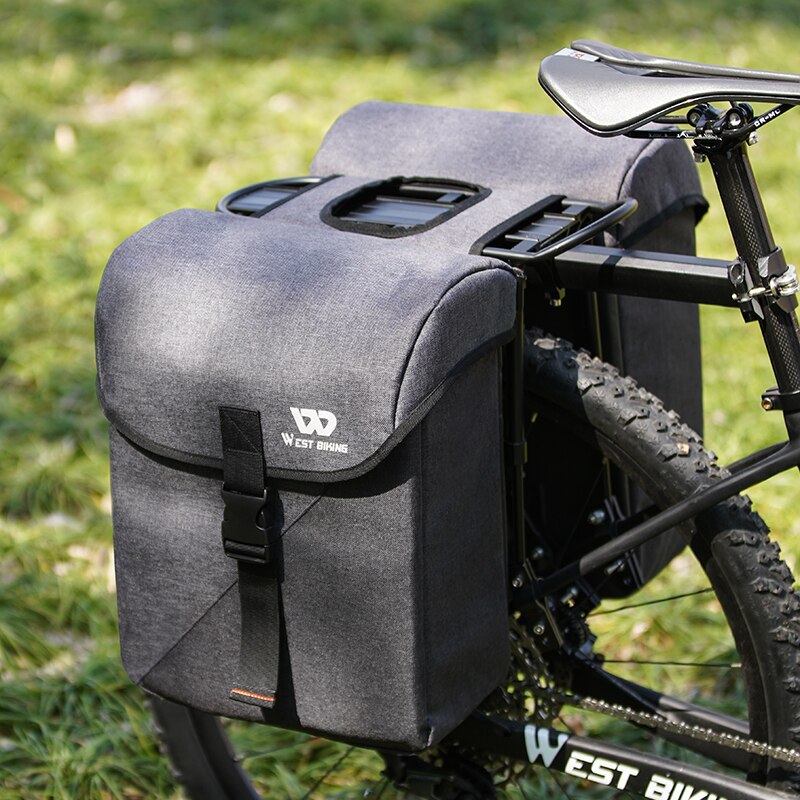 25L-35L Cycling rear rack Pannier Bags, for road, mountain and electric bikes.