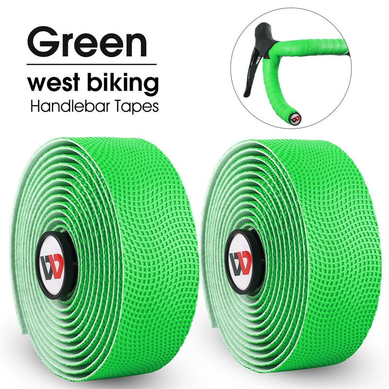 WEST BIKING Designer Road Bike Handlebar Tape made from PU EVA Anti-slip material