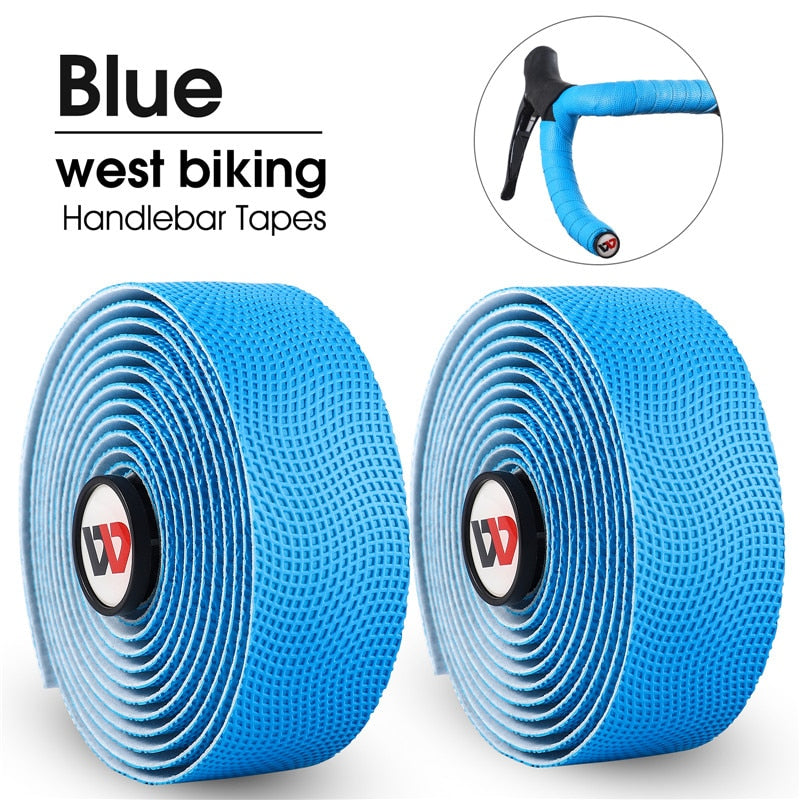 WEST BIKING Designer Road Bike Handlebar Tape made from PU EVA Anti-slip material
