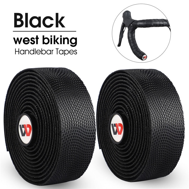 WEST BIKING Designer Road Bike Handlebar Tape made from PU EVA Anti-slip material
