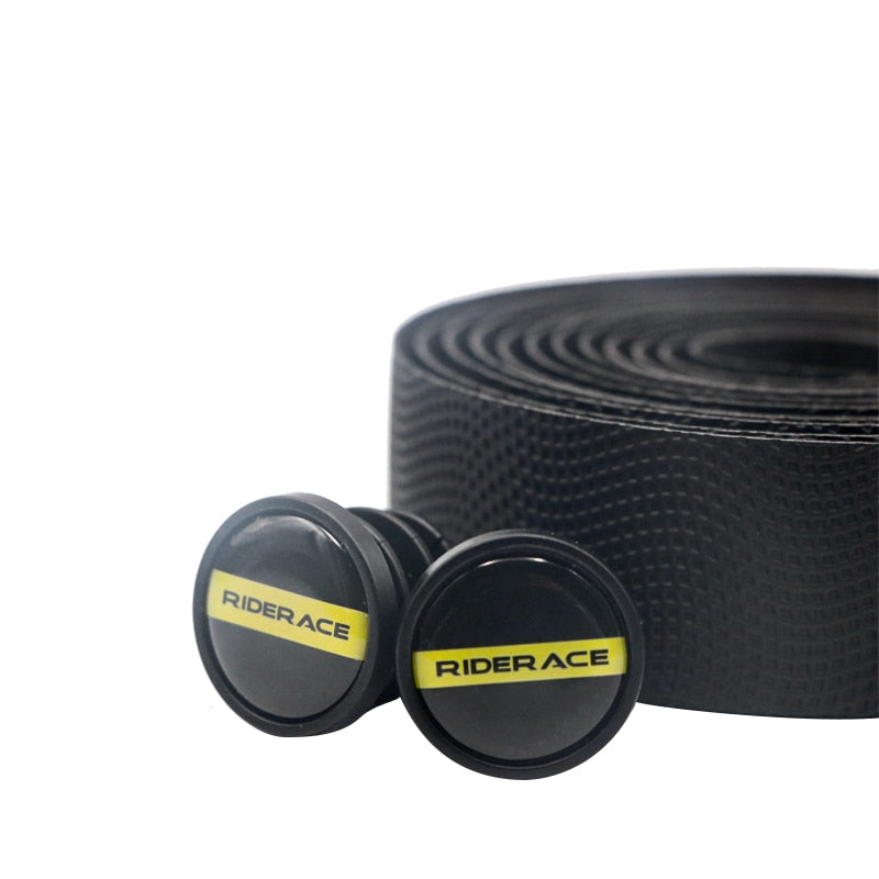 Bike Handlebar Tape PU Leather Anti-slip, Shockproof for Road Cycling