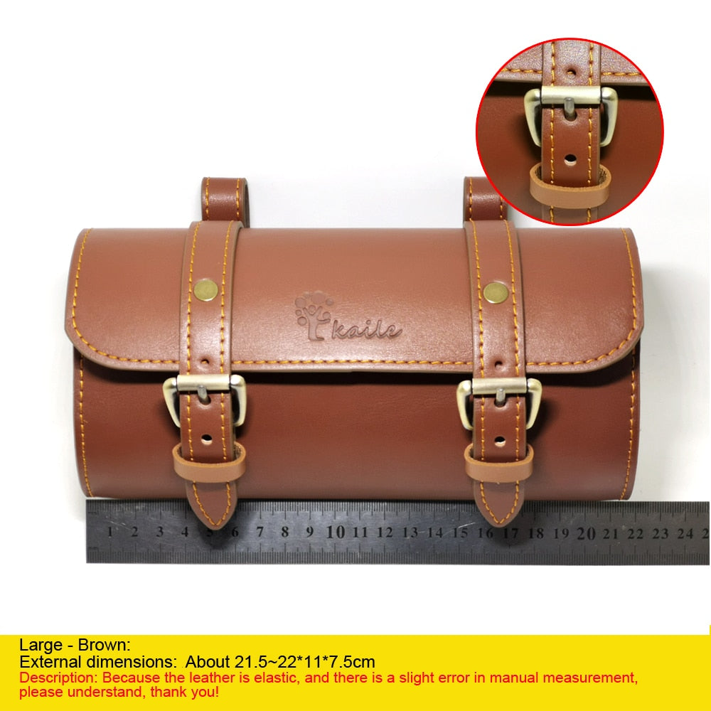 Retro Bicycle Bags PU Leather, huge selection for all types of bikes