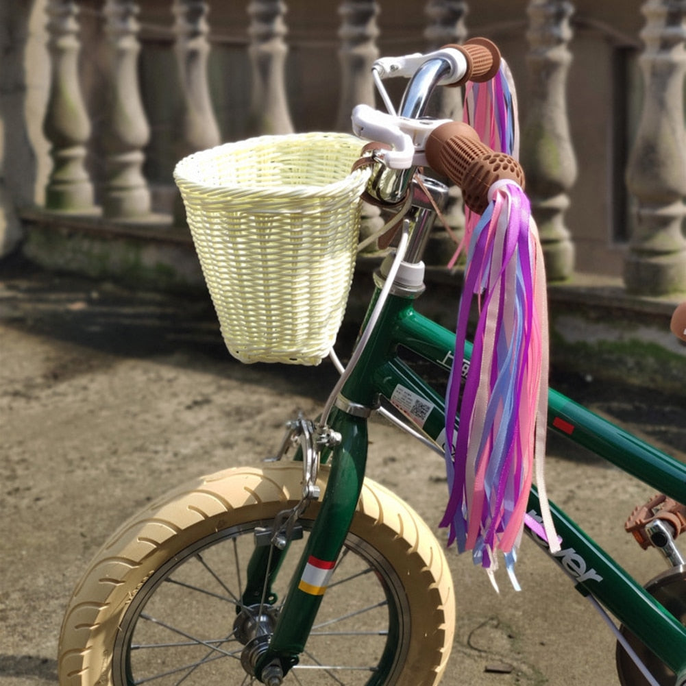 Bicycle Basket, Stickers and Bike Bell for for Child's Bike