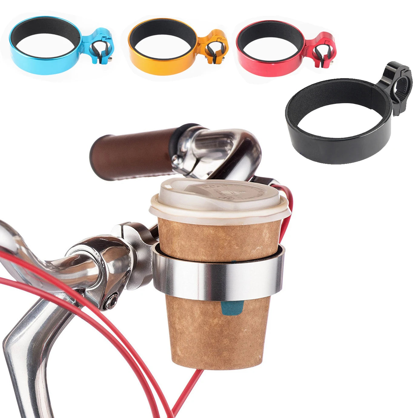 Aluminum Bicycle Handlebar Cup Holder