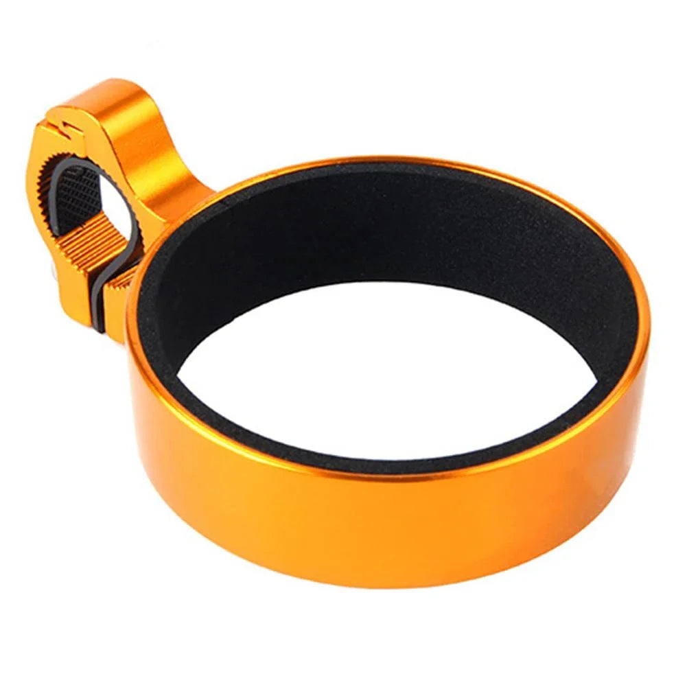 Aluminum Bicycle Handlebar Cup Holder orange