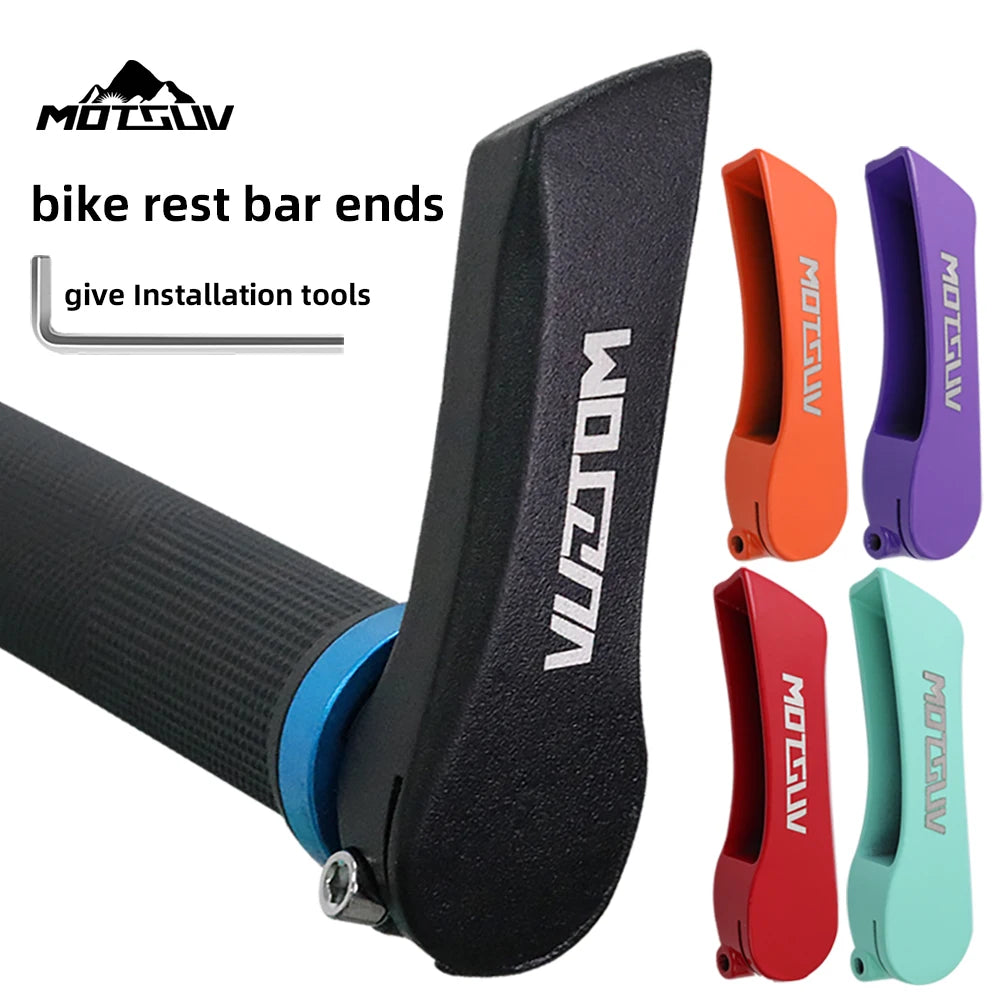 Bike Multicolor Handlebar Grip Extensions.