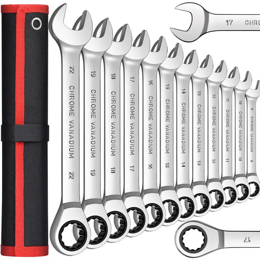 Bike Spanner Rachet Tools 8- 22 mm with case