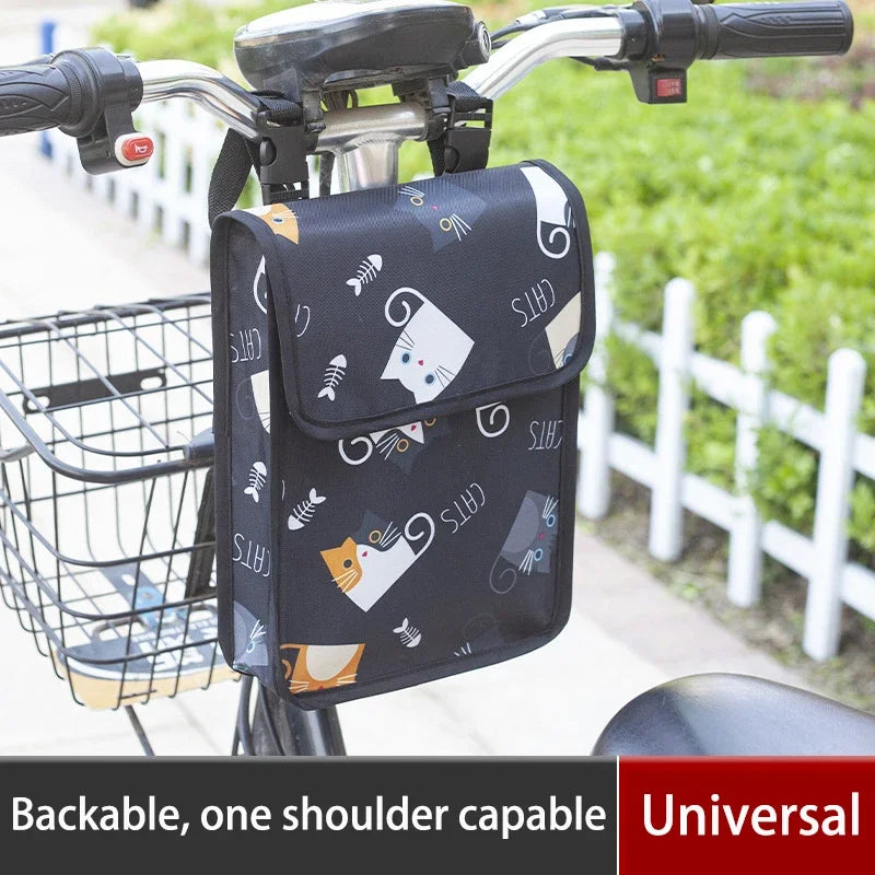 Cool Storage Handlebar Bag for Bikes, Bicycles and Sccoters
