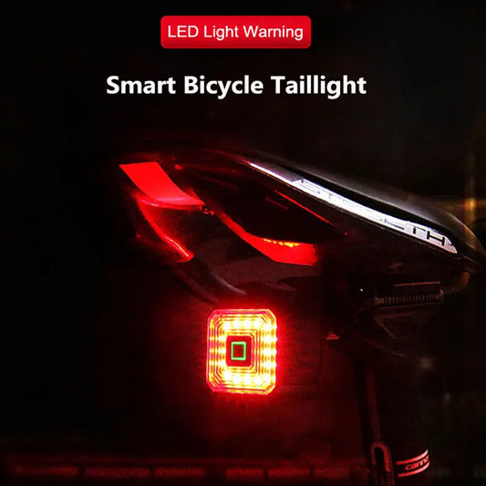 ENLEE Rear Bicycle Light, USB charging,  built in power display indicator,  IPX6-Waterproof