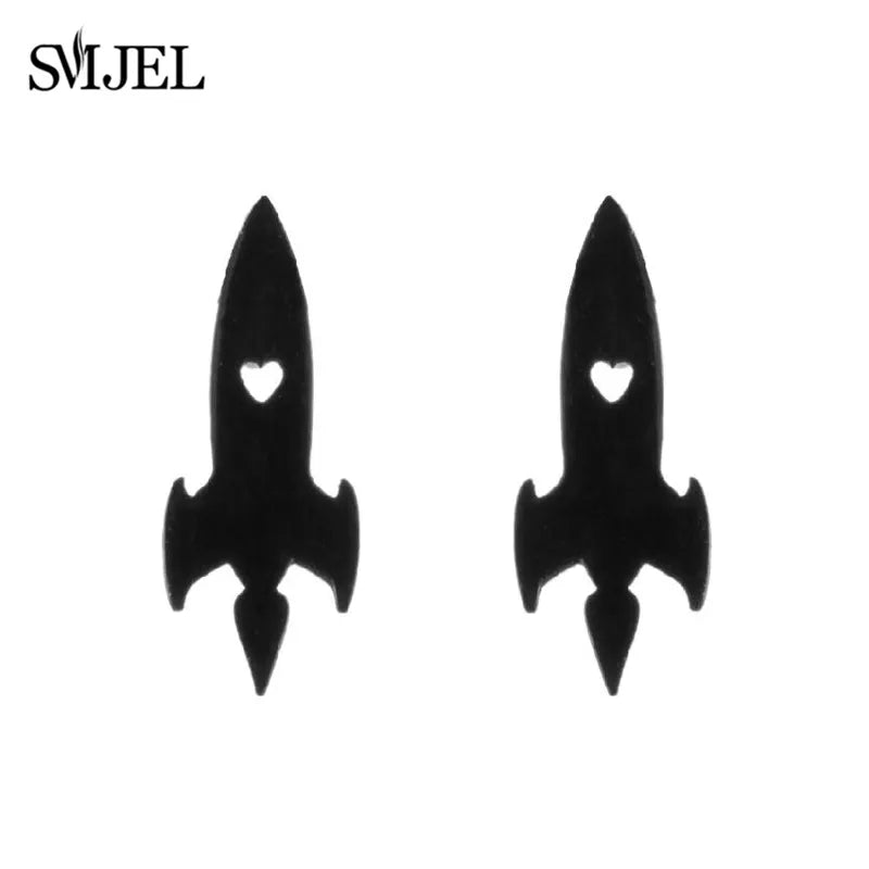 SMJEL Trendy Bike Fashion Fitness Sport Earrings