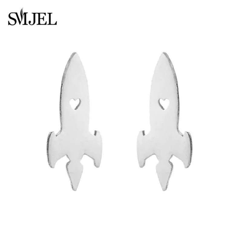 SMJEL Trendy Bike Fashion Fitness Sport Earrings