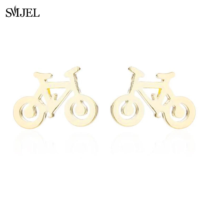 SMJEL Trendy Bike Fashion Fitness Sport Earrings