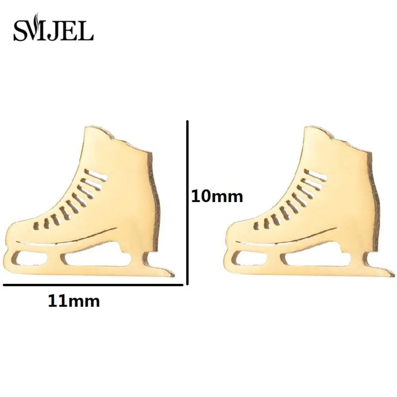 SMJEL Trendy Bike Fashion Fitness Sport Earrings