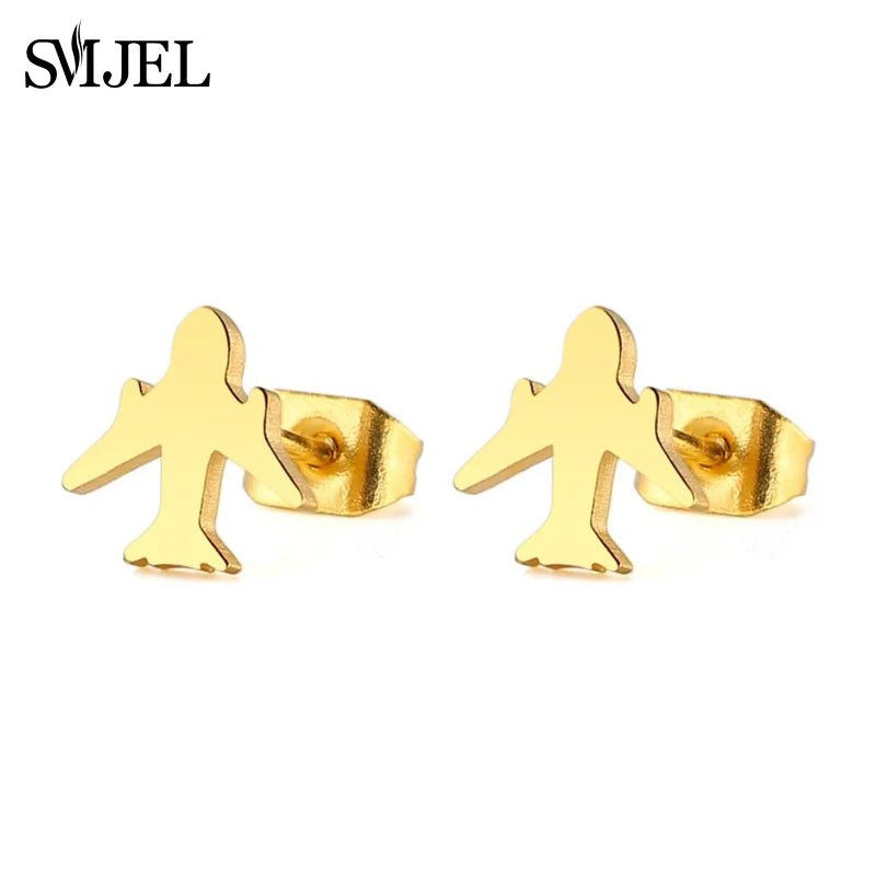 SMJEL Trendy Bike Fashion Fitness Sport Earrings