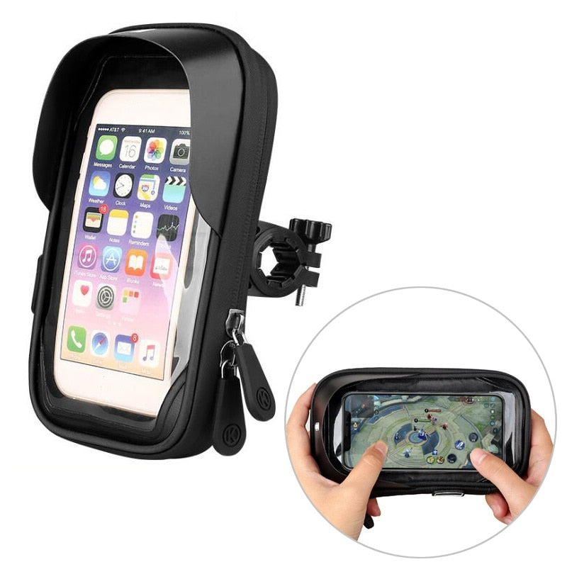 Waterproof Bicycle Handlebar Phone Holder