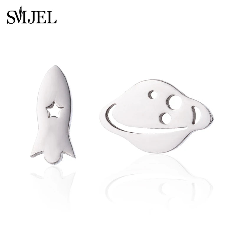 SMJEL Trendy Bike Fashion Fitness Sport Earrings