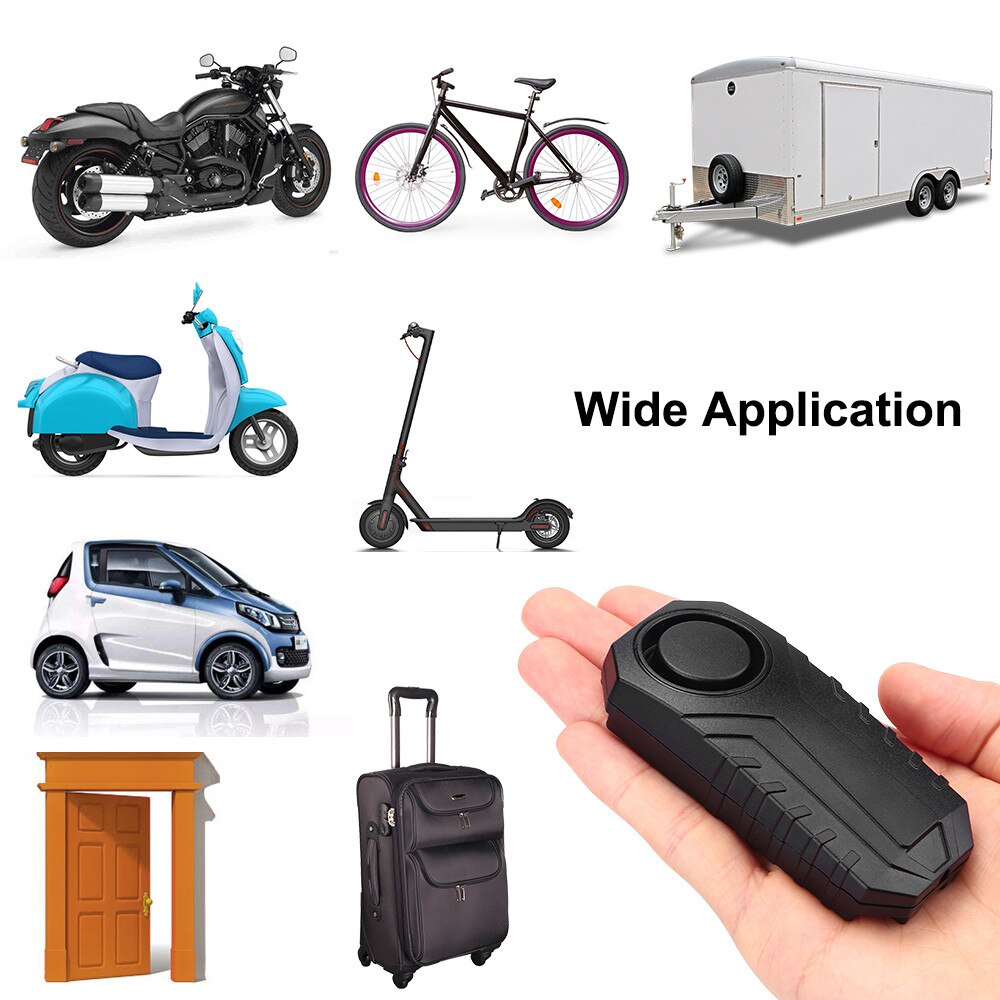 Waterproof Bicycle Anti-Theft Alarm with  Wireless Remote Control