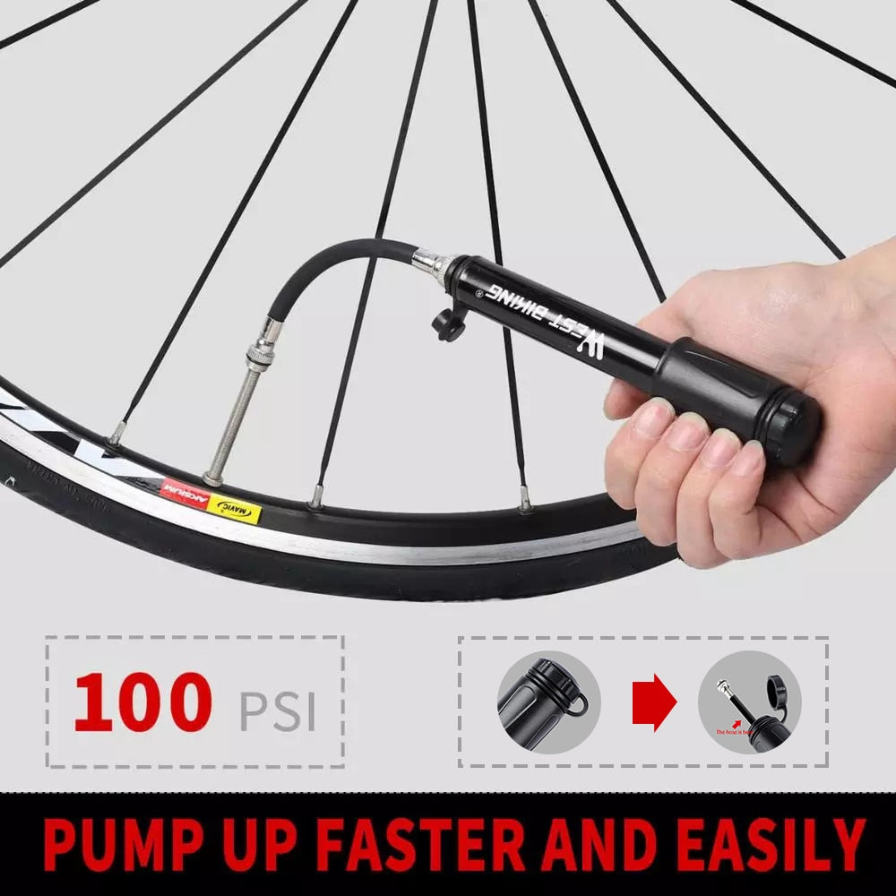 WEST BIKING Mini Bike Pump