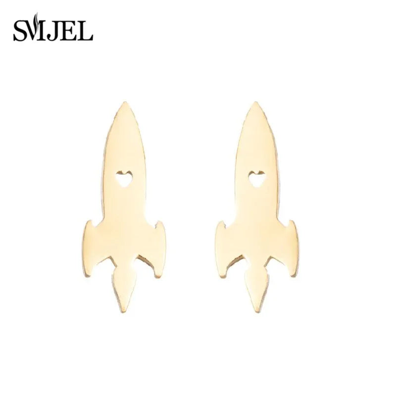 SMJEL Trendy Bike Fashion Fitness Sport Earrings