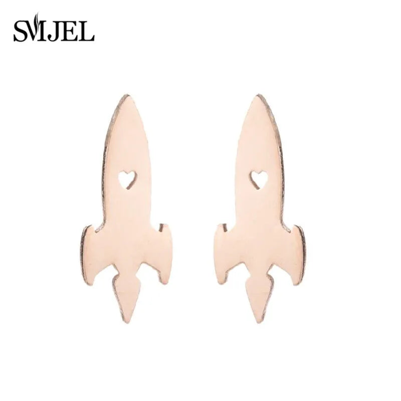 SMJEL Trendy Bike Fashion Fitness Sport Earrings