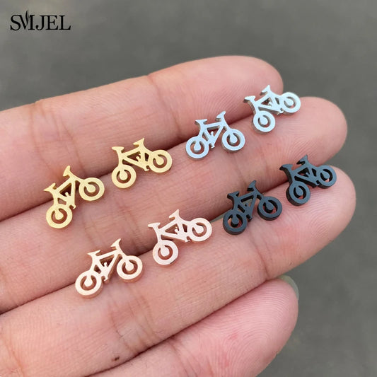 SMJEL Trendy Bike Fashion Fitness Sport Earrings