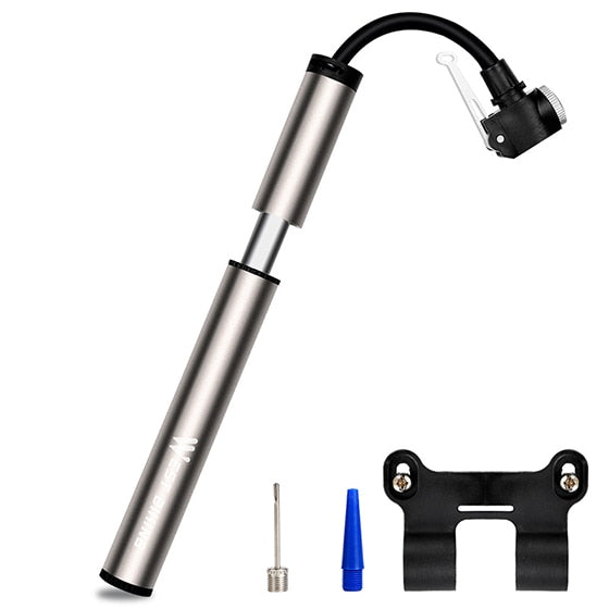 WEST BIKING Portable Mini Bicycle Pump up to160 PSI High Pressure