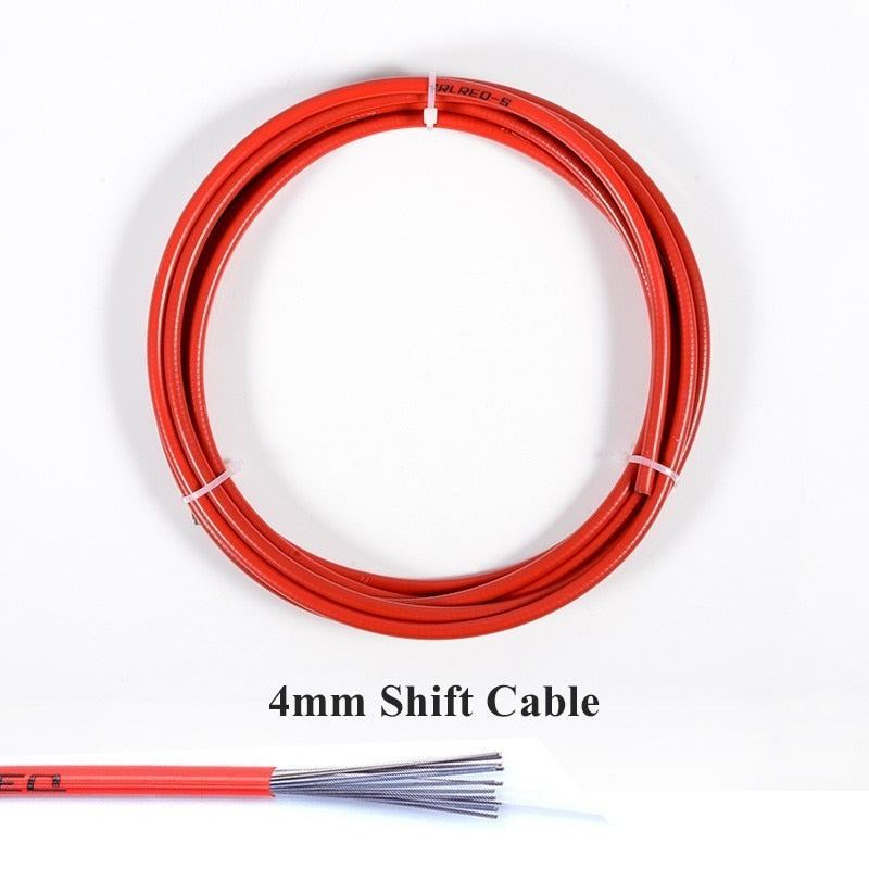 3m Wire For Bicycle Bike Shifters Derailleur Brake Cables Shift Cable Tube 4mm/5mm MTB Road Bike Shifter Brake Cable Line Pipe