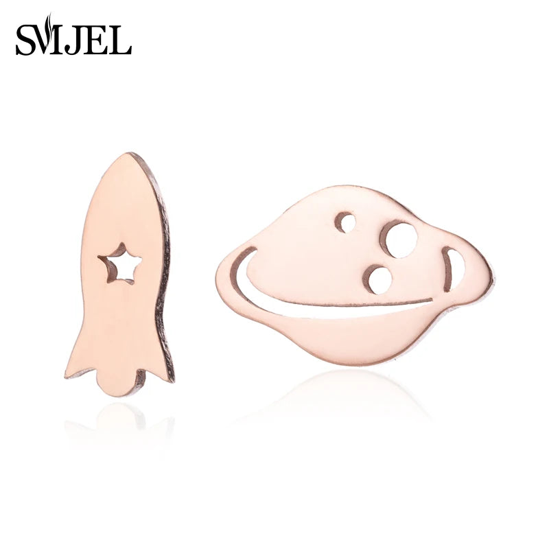 SMJEL Trendy Bike Fashion Fitness Sport Earrings