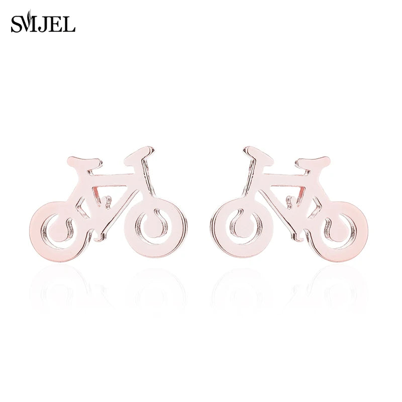 SMJEL Trendy Bike Fashion Fitness Sport Earrings