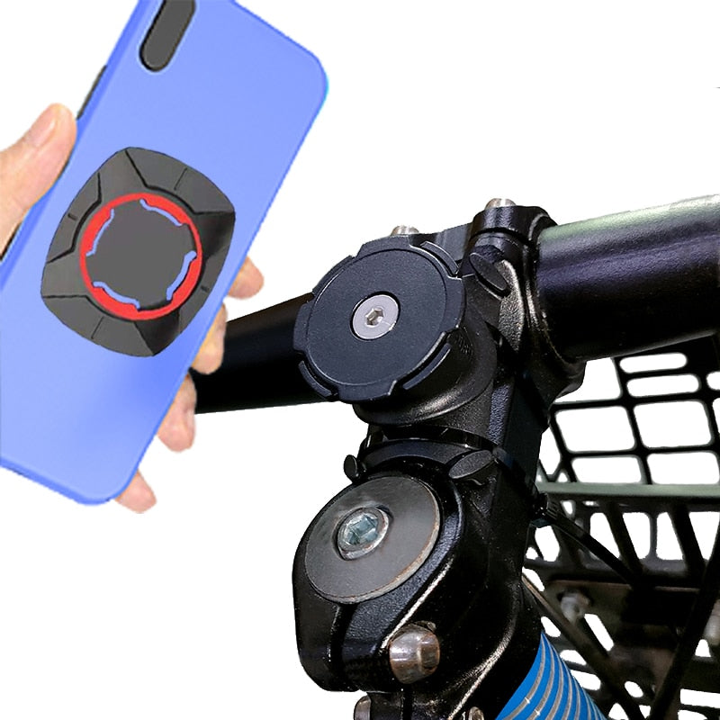 Bicycle Phone Holder suitable for all types of bikes, scooters and motorbikes.  Fits all types of phones.