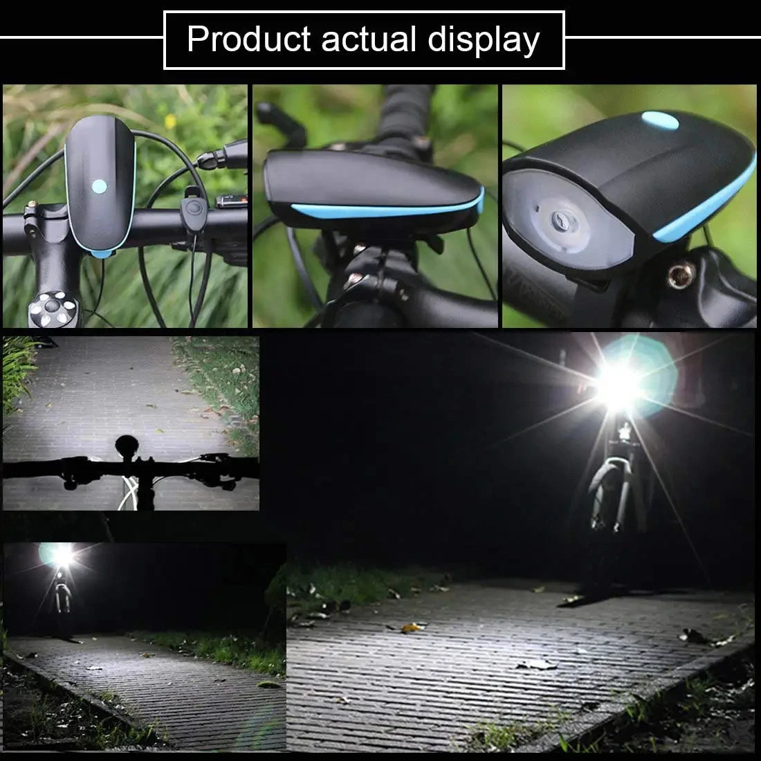 Front Bicycle light, USB charging, Bike Light 250 Lumens, 3 modes