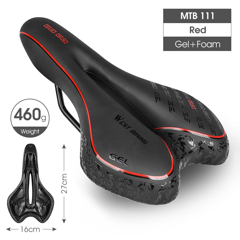 Gel Comfort Bicycle Saddle