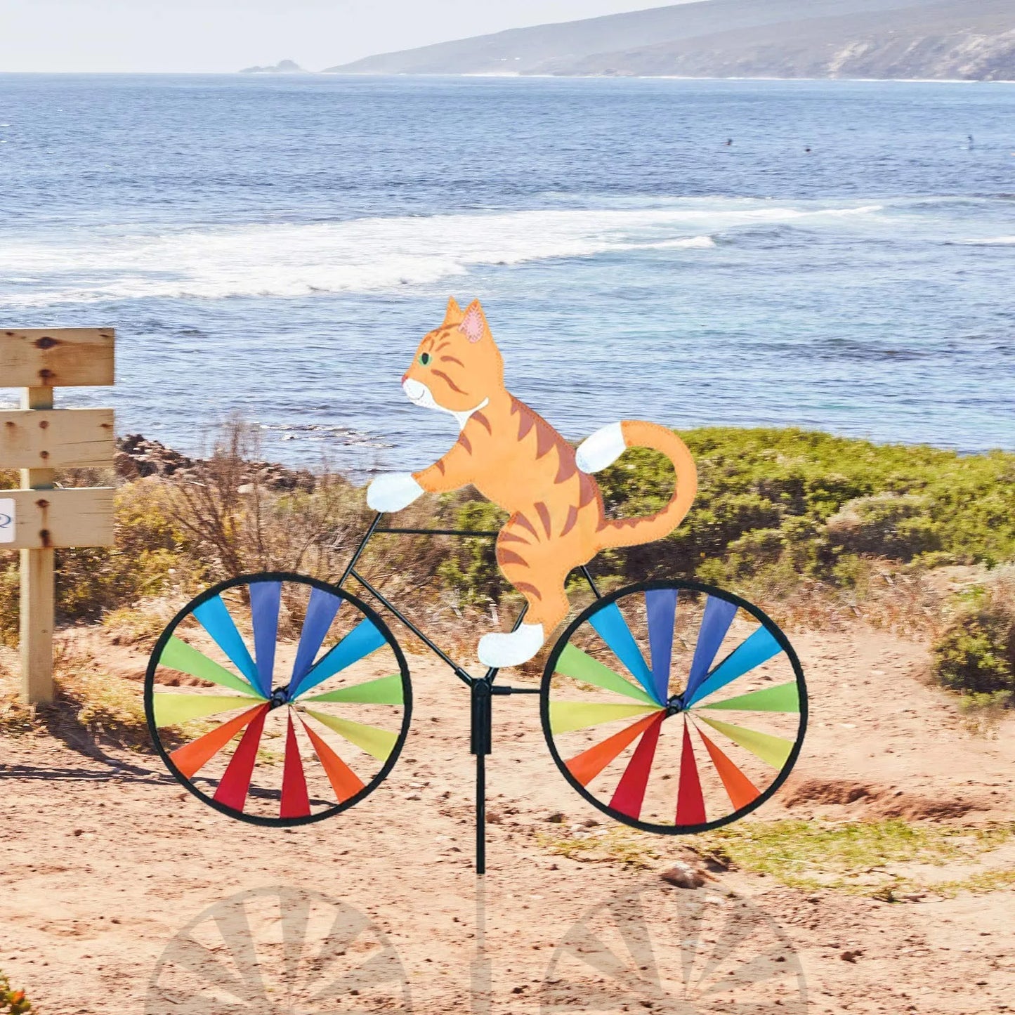 Gifts For Cyclists Bicycle Wind Spinners for your Garden