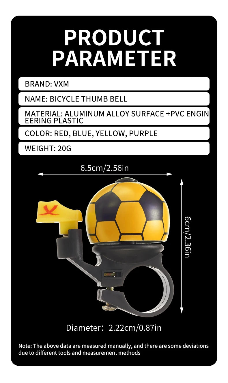 Mini Football Bicycle with a loud bell