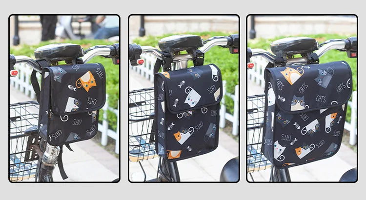 Cool Storage Handlebar Bag for Bikes, Bicycles and Sccoters