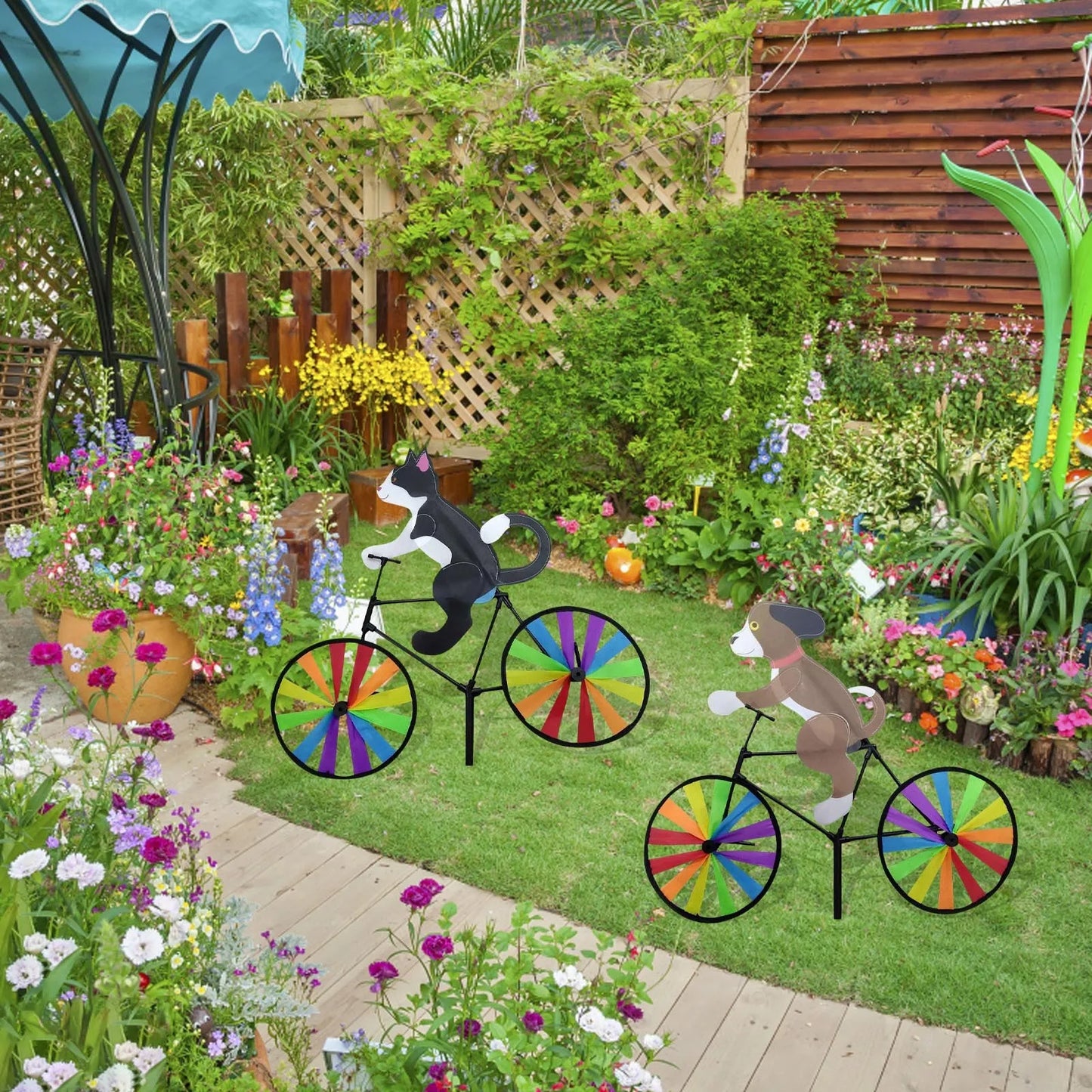 Gifts For Cyclists Bicycle Wind Spinners for your Garden