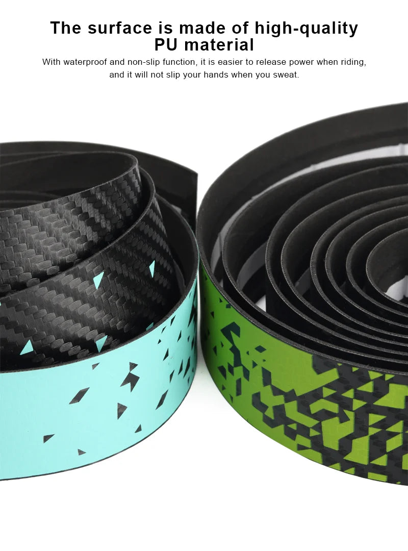 Road Bike Handle Bar Tape EVA PU Colorful gradient to black