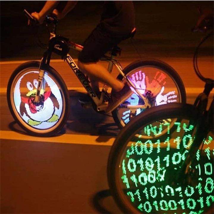 3D Bicycle Spoke LED Lights | Be stylish safe and visible l megakix