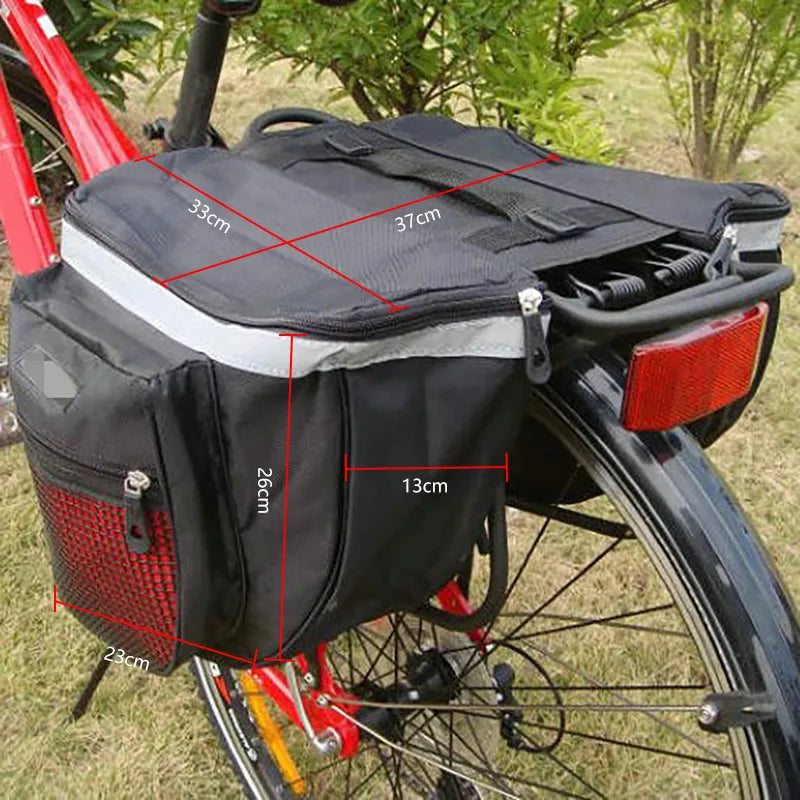 Cycling Waterproof Bike Bag Pannier with Reflective Strip