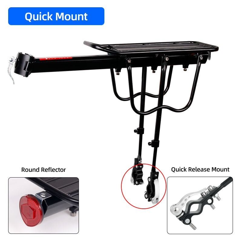 Deemount Bicycle Rear Rack Shelf