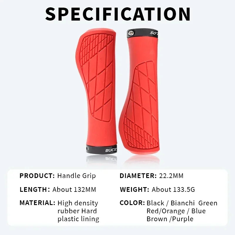 Mountain Bike Grips Ergonomic in Popping Colours