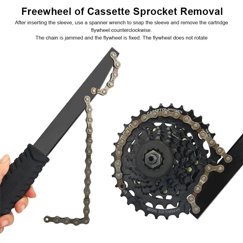 RIDERACE Bicycle Cassette Freewheel  chain whip