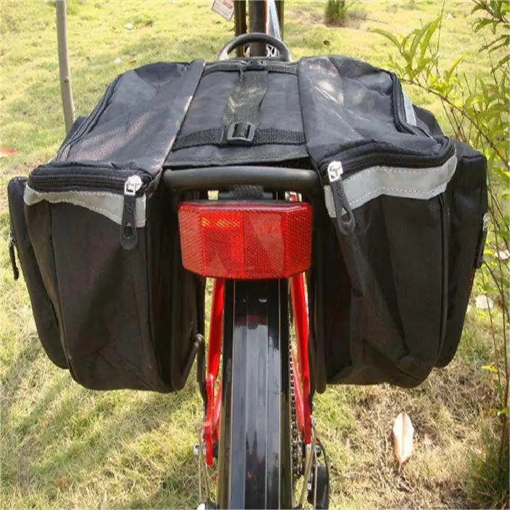 Cycling Waterproof Bike Bag Pannier with Reflective Strip