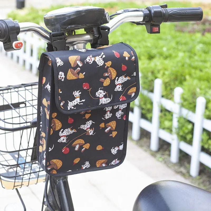 Cool Storage Handlebar Bag for Bikes, Bicycles and Sccoters