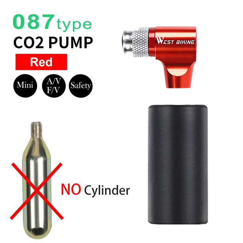 WEST BIKING Mini Portable CO2 Bicycle Pump