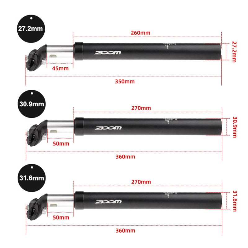 ZOOM Shock Absorber Seat Post