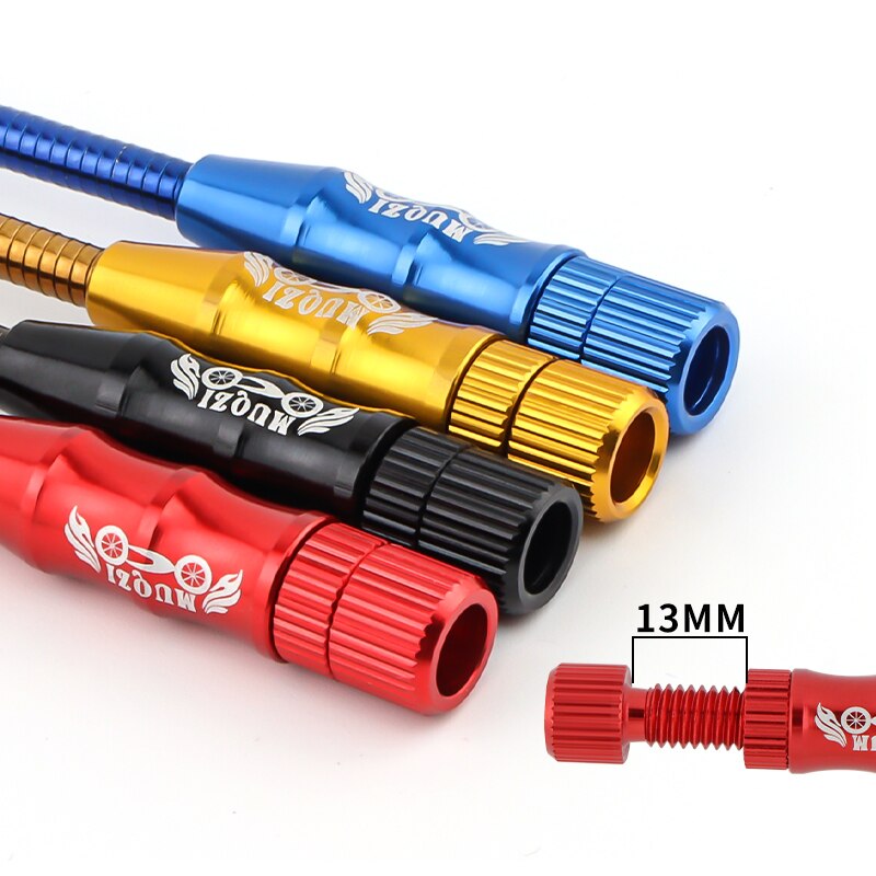 MUQZI V Brake Noodles Cable Guide Pipe Bike Aluminium Alloy V Brake Hose Bend Tube For MTB Road folding Bicycle