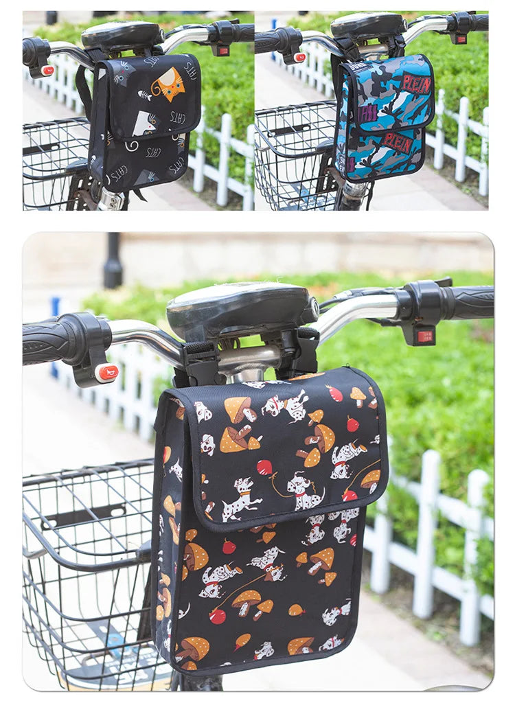 Cool Storage Handlebar Bag for Bikes, Bicycles and Sccoters